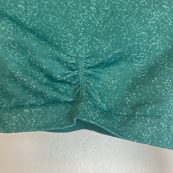 Teal Cropped Gymshark Long Sleeve - Picture 4 of 5